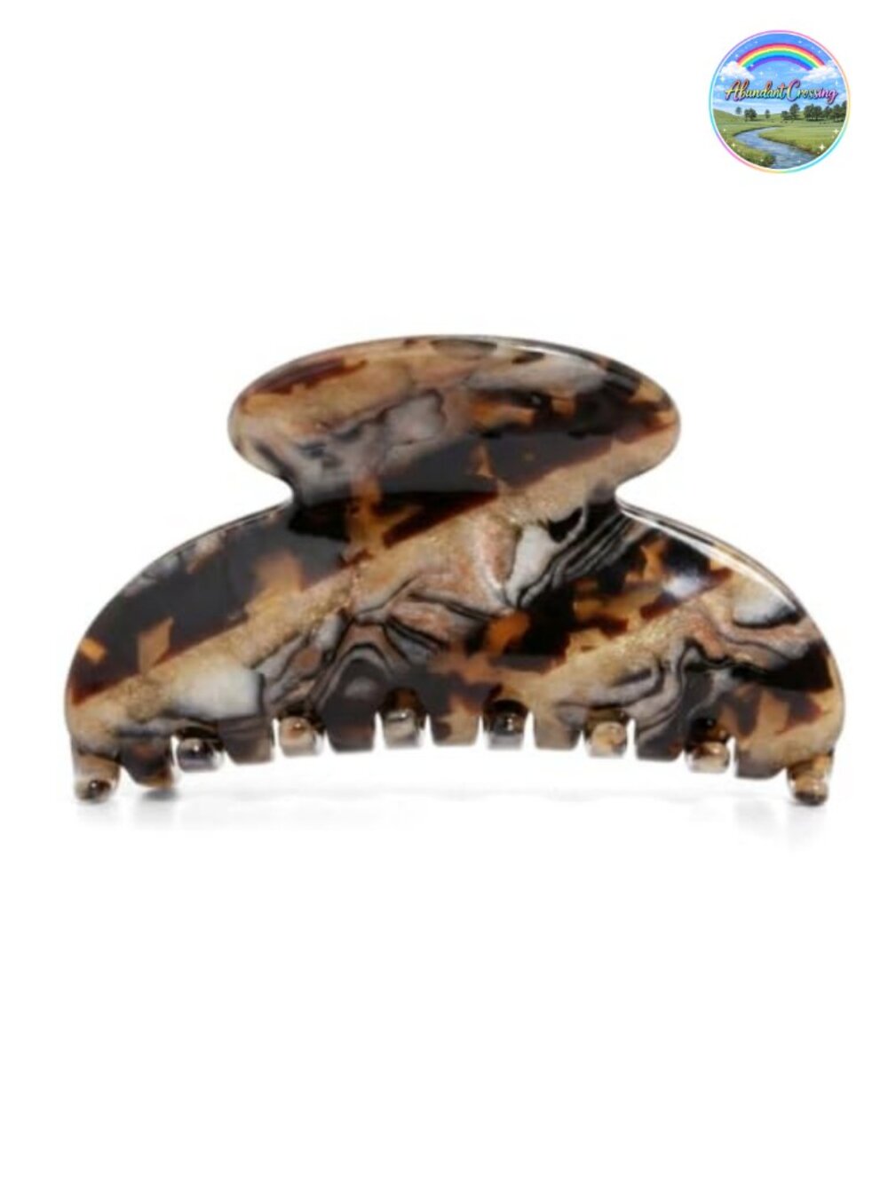 French Handcrafted Acetate Medium Couture Claw Hair Clip Secure Hold